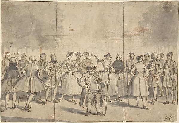 Taste a la Mode in the Year 1753, by Louis Pierre Boitard