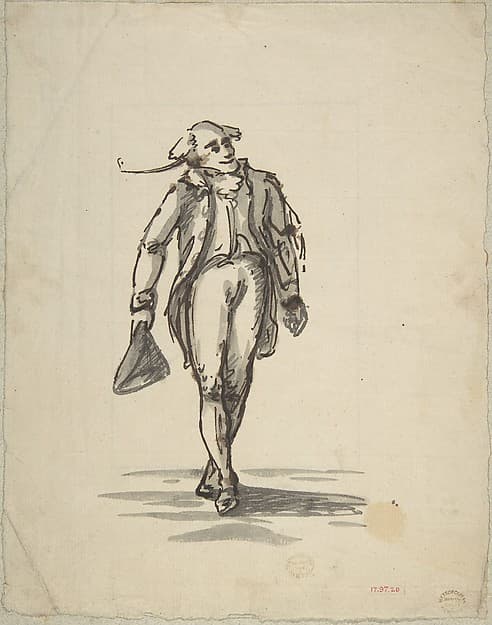 Figure of a Man, the Lawyer, by Henry William Bunbury