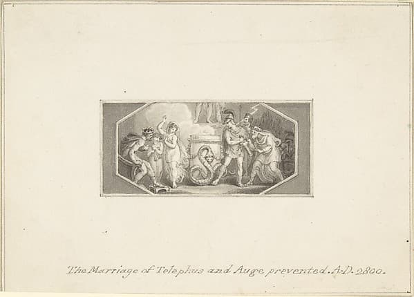 The Marriage of Telephus and Auge prevented, by Edward Francis Burney