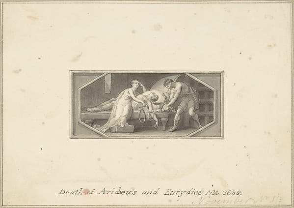 Death of Aridaeus and Eurydice, by Edward Francis Burney