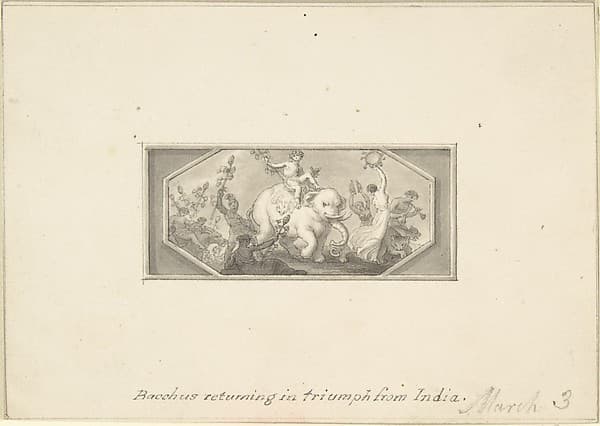 Bacchus returning in Triumph from India, by Edward Francis Burney