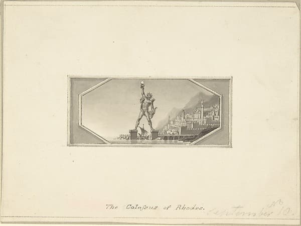 The Colossus of Rhodes, by Edward Francis Burney