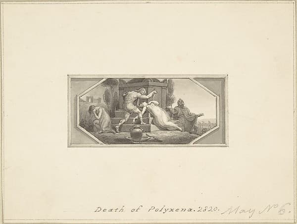 Death of Polyxena, by Edward Francis Burney