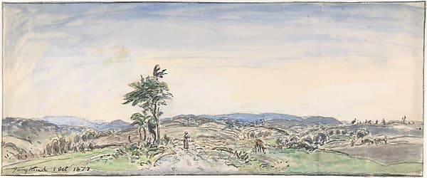 Landscape, by Johan Barthold Jongkind
