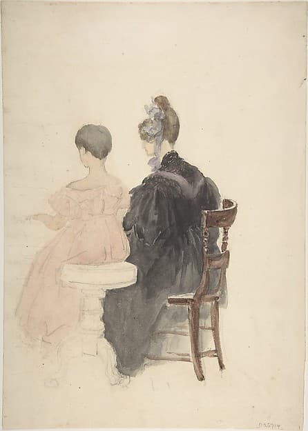 A Piano Lesson, by David Cox