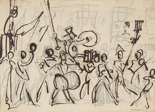 A Parade, by George Cruikshank