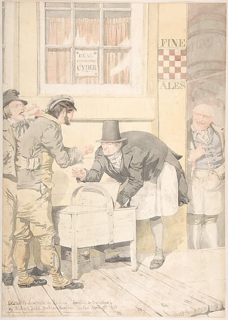 Sketch to Illustrate the Passions—Senility or Peevishness, by Richard Dadd