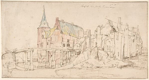 The Ruins of Castle Merxem, near Antwerp, by Jan Brueghel the Elder