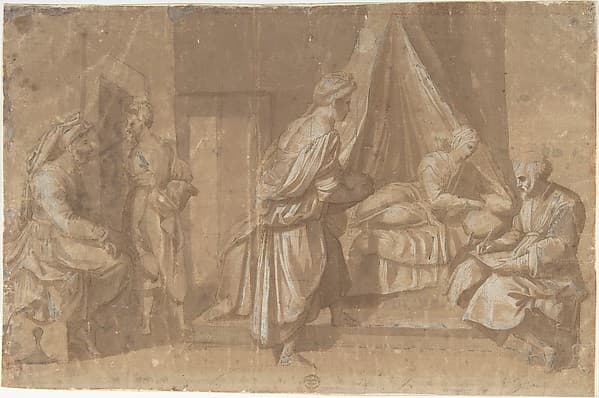 The Birth of Saint John the Baptist, by Andrea del Sarto (Andrea d'Agnolo)