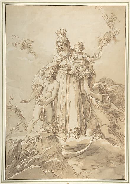 The Virgin Immaculate with the Christ Child, by Giuseppe Cades
