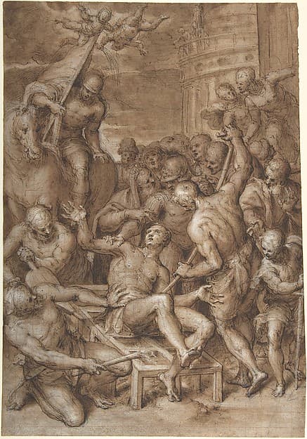 The Martyrdom of Saint Lawrence, by Aurelio Luini
