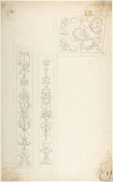 Design for a Wall and a Ceiling Decoration, by Leonardo Marini