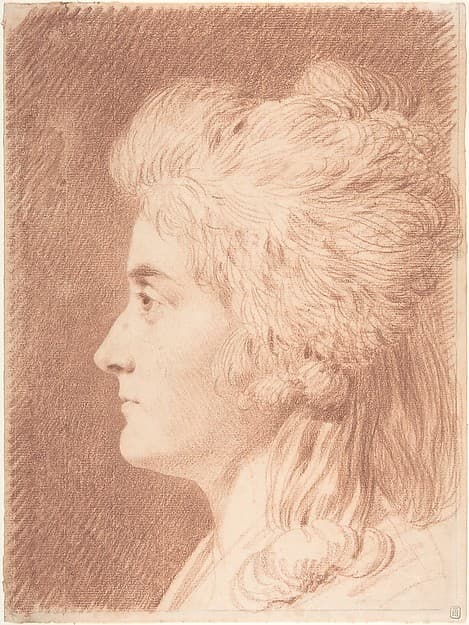 Profile Portrait of Miss Wieling, by Johann Heinrich Wilhelm Tischbein