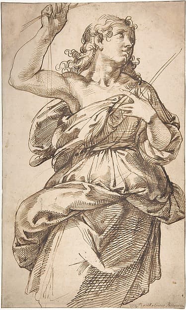 An Angel, by Bartolomeo Passarotti (Passerotti)