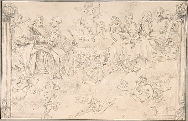 Prophets and Saints in Glory, after Bernardino Poccetti, by Santi Pacini