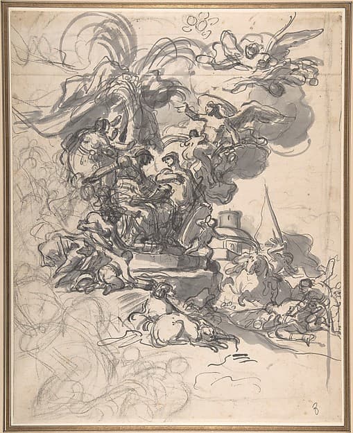 The Prophetess Deborah Ordering Barak to Take Arms against Sisera, by Francesco Solimena