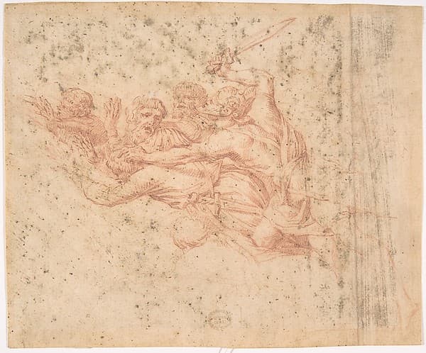 Battle Scene, by Anonymous, Italian, 16th century