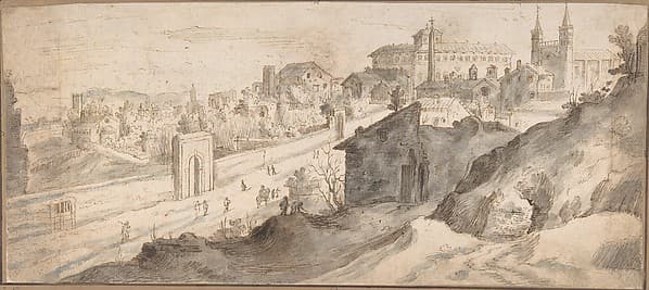 View of St. John Lateran, Rome, by Gillis van Coninxloo