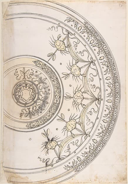 Design for Silver Plate Decorated with Crabs, by Erasmus Hornick