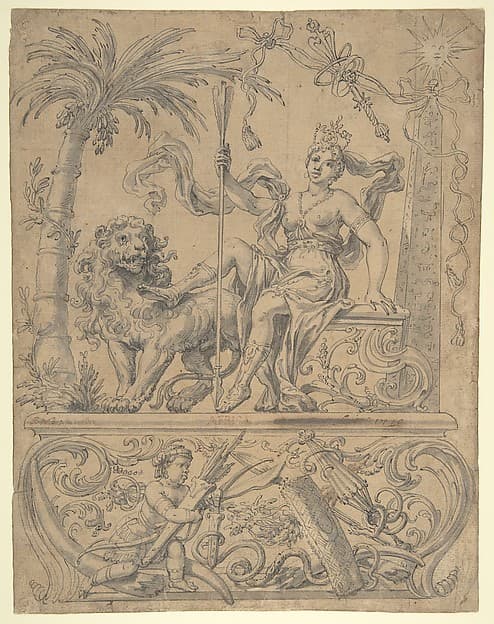 Allegory of Africa, from the Four Continents, by Godfried Maes