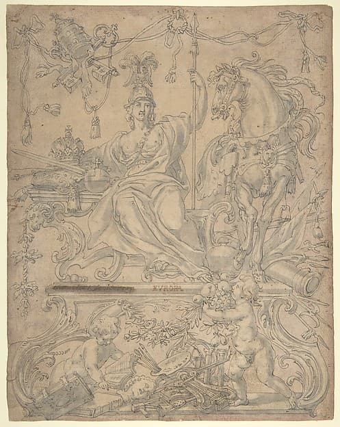 Allegory of Europe, from the Four Continents, by Godfried Maes
