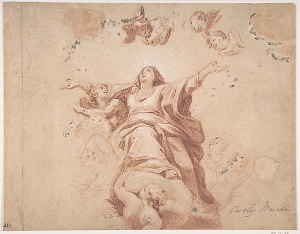 Assumption of the Virgin (after Carlo Maratta?), by Ercole Procaccini The Younger