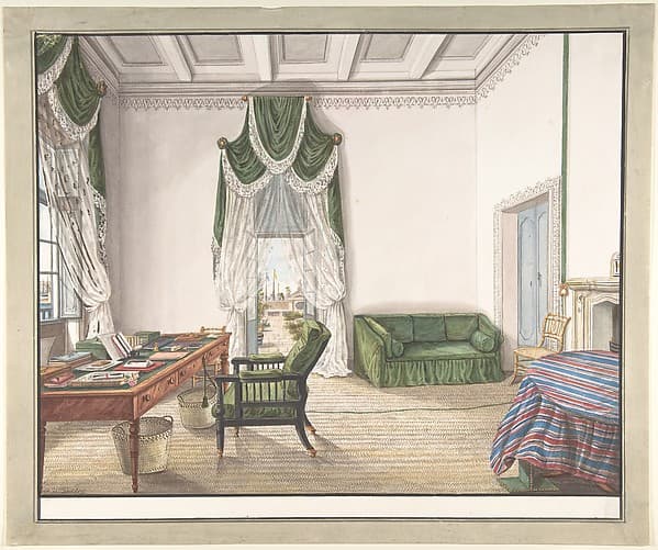 Design for interior, by Charles de Brocktorff