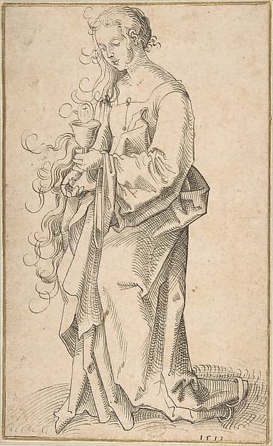 St. Barbara with a Chalice and Host, by Hans Baldung (called Hans Baldung Grien)