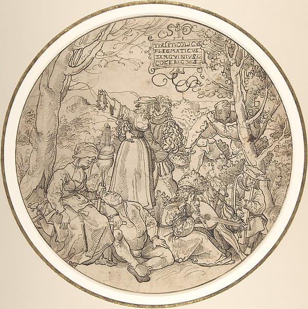 The Four Temperaments, by Jörg Breu the Elder