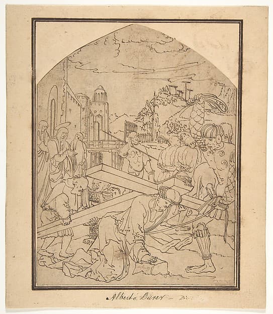 Christ Carrying the Cross, by Wolfgang Huber