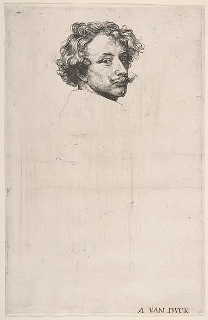 Self-Portrait, from "The Iconography", by Anthony van Dyck