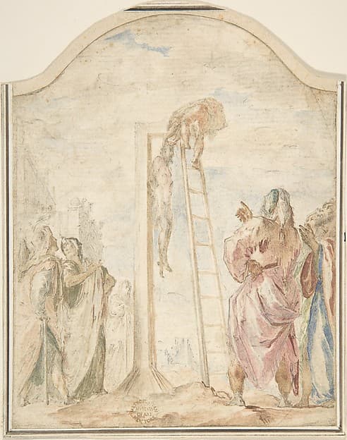 An Execution, by Anonymous, Italian, Venetian, 18th century