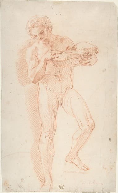 Study of a Nude Man, by Corrado Giaquinto