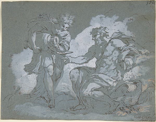 Jupiter and Ganymede, by Johan Carl Loth