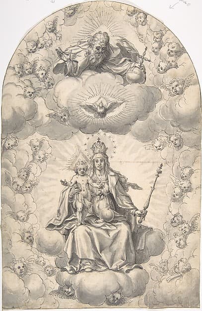 Madonna and Child Enthroned, by Hans Werl