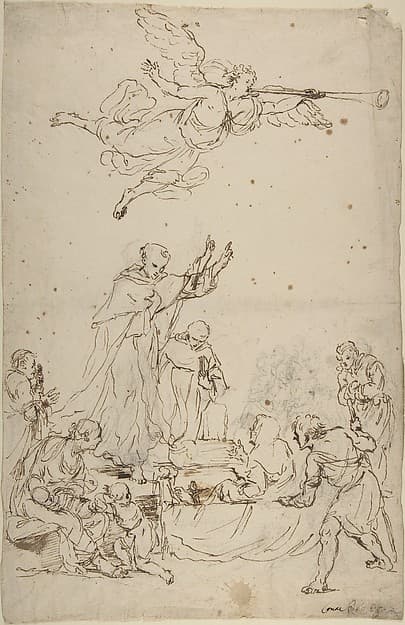 The Rising of Nazareth (?), by Anonymous, Italian, 18th century