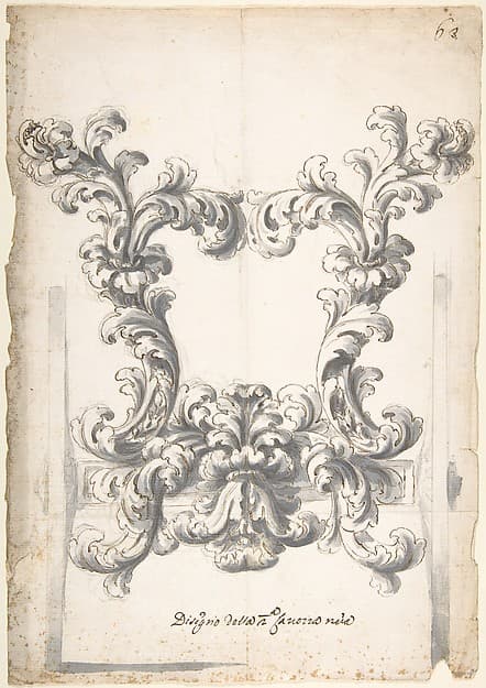 Carriage Design, by Anonymous, Italian, 17th or 18th century