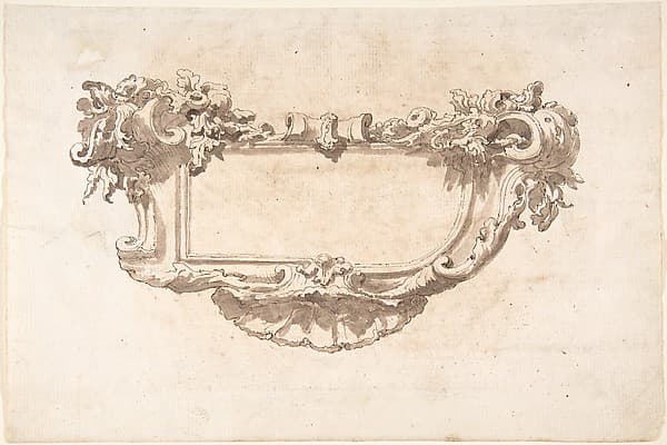 Cartouche, by Anonymous, Italian, 18th century
