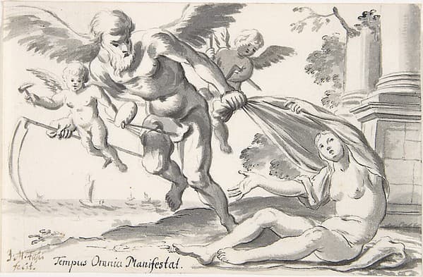 'Tempus omnia manifestat': Allegory of Art and Knowledge, by Johann Melchior Füssli