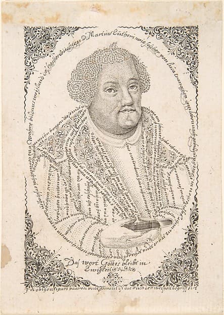 Portrait of Martin Luther, by Johann Michael Püchler