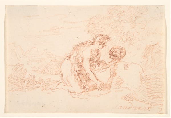 Mary Magdalen Penitent, by Joachim von Sandrart