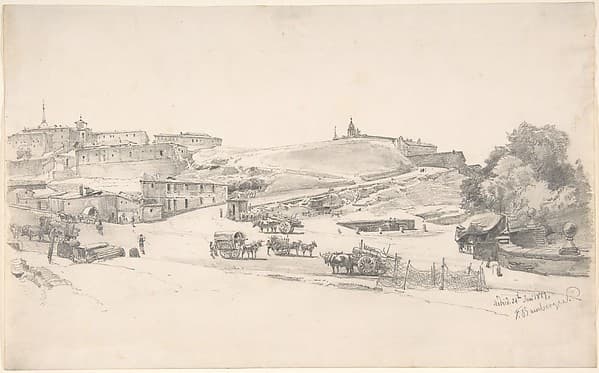 View of the Outskirts of Madrid, by Fritz Bamberger