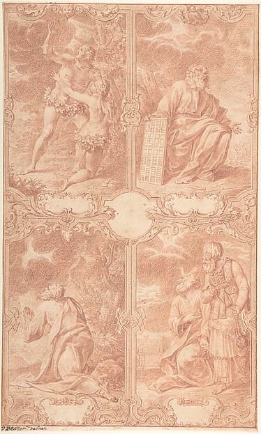 Four Scenes from the Old Testament, by Paul Decker the Younger