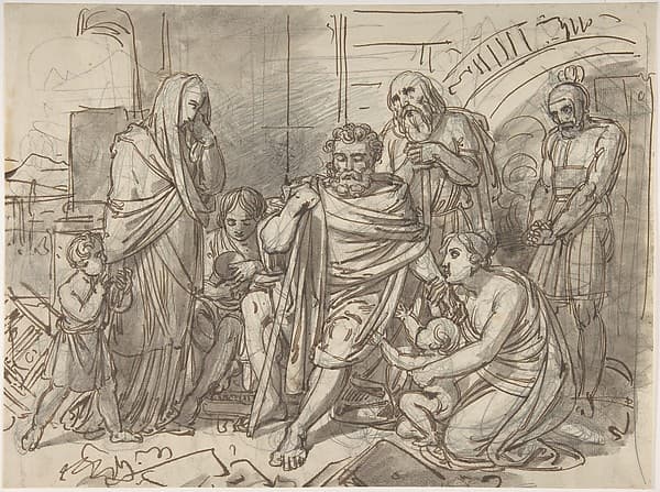 Belisarius Begging for Alms, by Heinrich Friedrich Füger