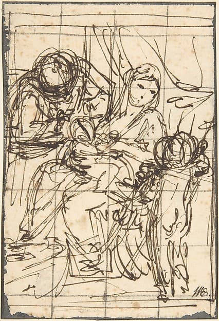 Holy Family with St. John the Baptist, by Anton Raphael Mengs
