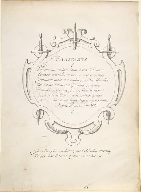 Title Page, by Anonymous, Italian, 19th century
