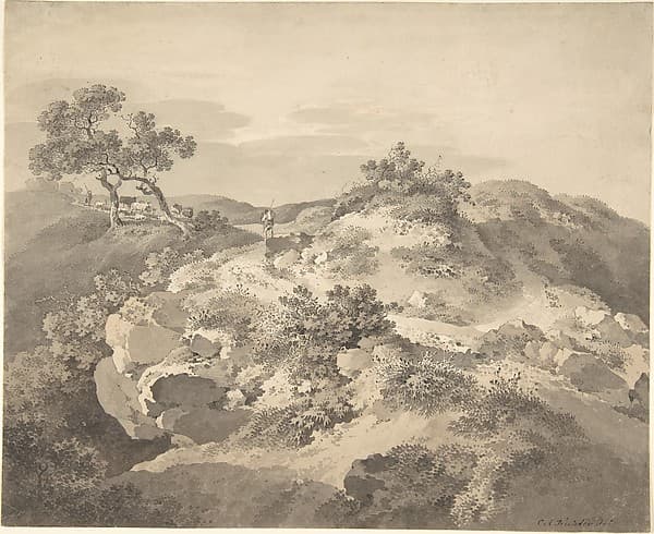 Landscape in Saxony, by Carl August Richter