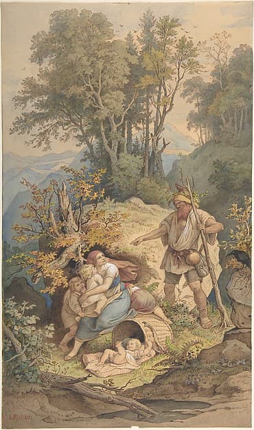 Rübezahl, by Adrian Ludwig Richter