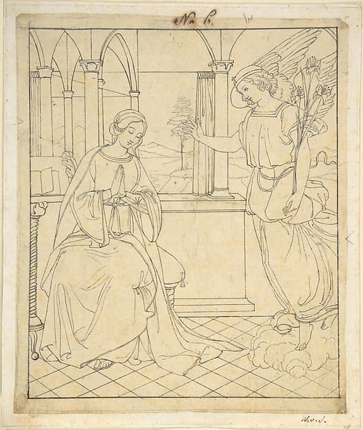 The Annunciation, by Wilhelm Schadow