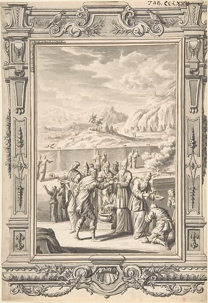 'The law of the leper in the day of his cleansing', by Johann Melchior Füssli